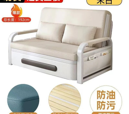 Sofa bed folding small apartment expansion bed Internet celebrity living room balcony multi-function
