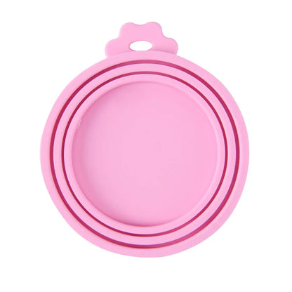 Silicone Canned Lid Sealed Feeders Food Can Lid For Puppy Dog Cat Storage Top Cap Reusable Cover Lid Health Pet Daily Supplies