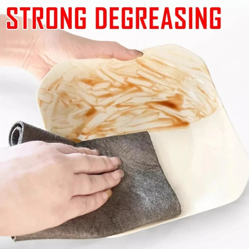 Professional Streak-Free Magic Cloth - Extra Thick Absorbent Cleaning Towel for Windows/Mirrors/Glass, Non-Scratch Multipurpose