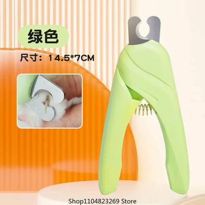 2025 New Pet Nail Clippers with Gravity LED Illumination, Blood Cutting Thread, Cat Nail Clippers, Dog Cat Pliers, Scissors