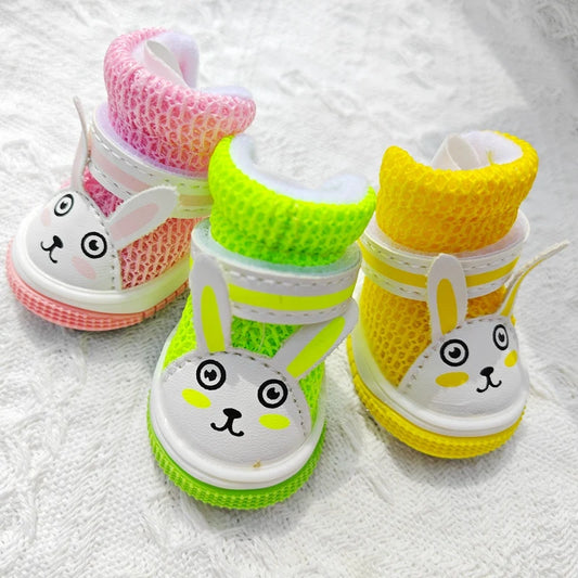 Summer Animal Cute Rabbit Dog Sneakers For Small Puppy  Breathable Pet Sandal Shoes Foot Wear Boots Accessories Chihuahua Yorkie