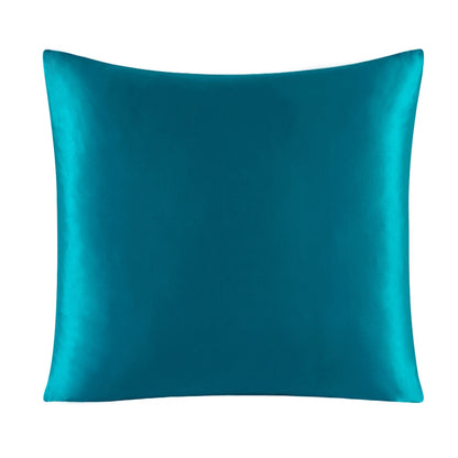 100% Pure Silk Pillowcase With Zipper Cushion Pillow Cover Solid Multicolor Many Sizes 40x40cm 80x80cm