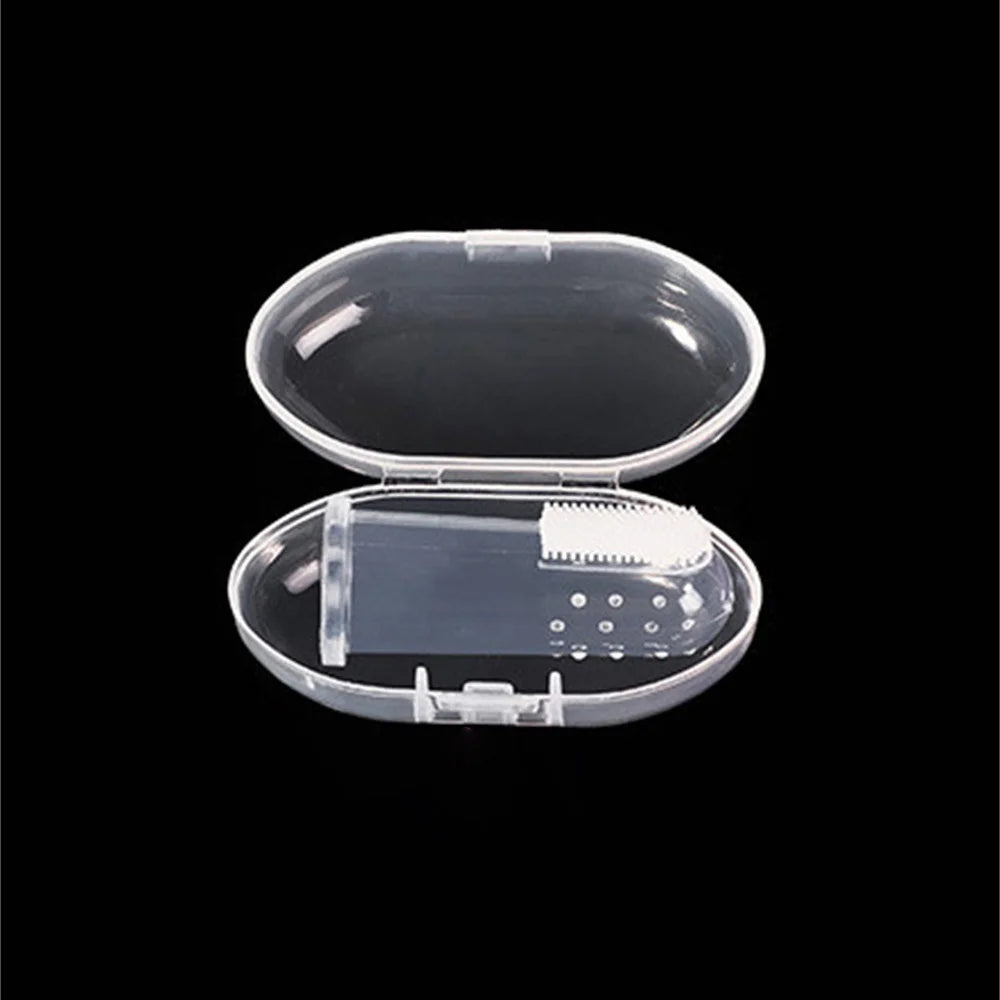 Super Soft Pet Finger Toothbrush Teddy Dog Brush Bad Breath Tartar Teeth Care Tool Dog Cat Cleaning Silicagel Pet Supplies