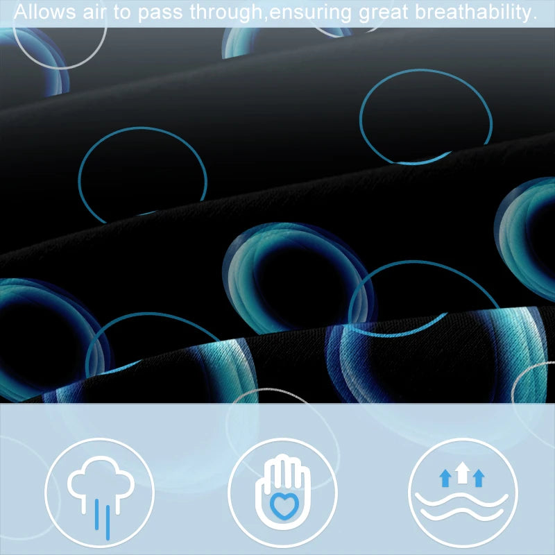 1 Simple modern Circular Geometry printed matte Fitted Sheet, bedroom printed bed cover, bedding (excluding pillowcases)