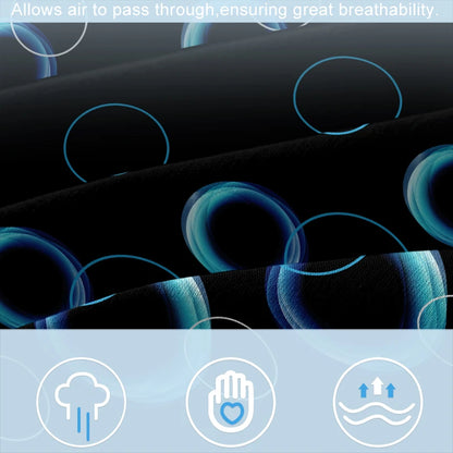 1 Simple modern Circular Geometry printed matte Fitted Sheet, bedroom printed bed cover, bedding (excluding pillowcases)