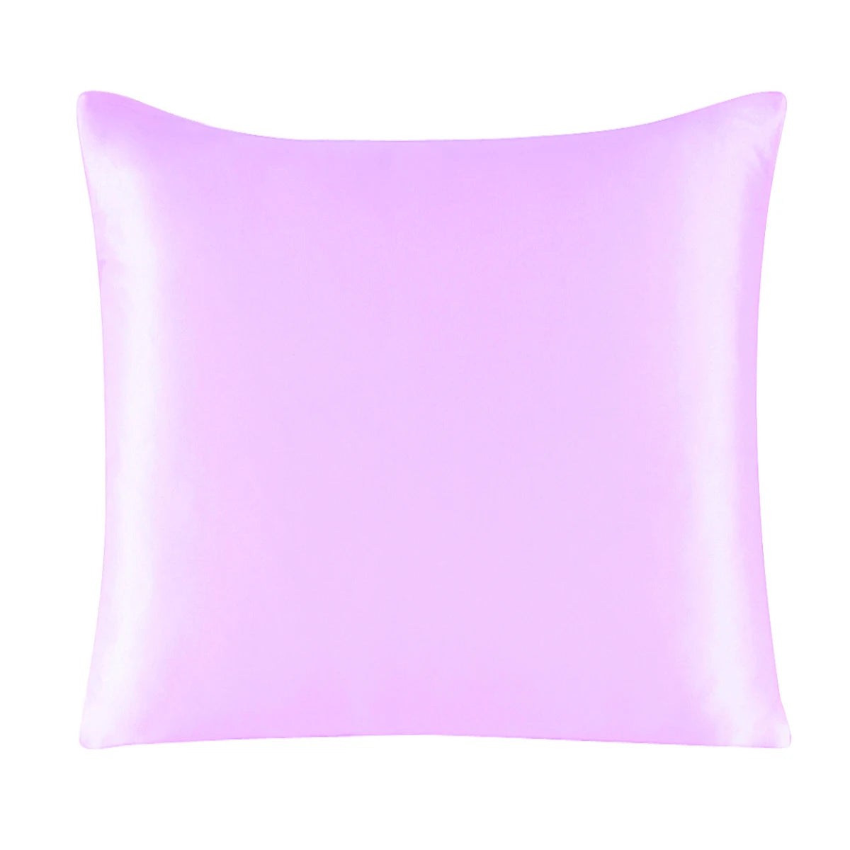 100% Pure Silk Pillowcase With Zipper Cushion Pillow Cover Solid Multicolor Many Sizes 40x40cm 80x80cm