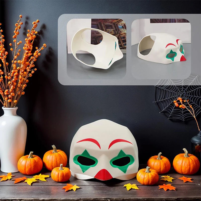 1pcs 2025 New Halloween Suit Cat Costume Clothing Halloween Pet Costume, Cat Mask Cosplay Clown Cats Clothing Costume For Cat