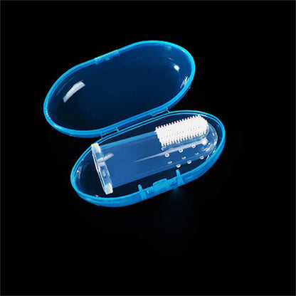 Super Soft Pet Finger Toothbrush Teddy Dog Brush Bad Breath Tartar Teeth Care Tool Dog Cat Cleaning Silicagel Pet Supplies