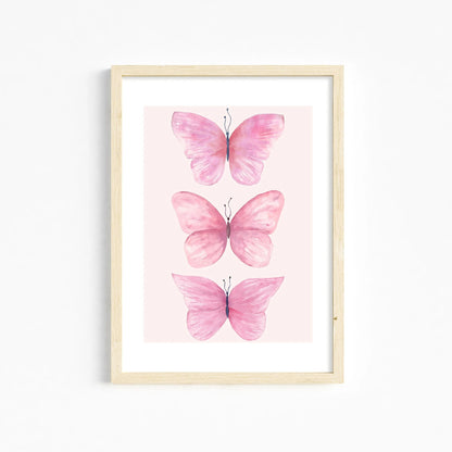 Trendy Pink Wall Art Bows Cherry Balloon Puppy Butterfly Canvas Painting Posters and Prints College Apartment Girl's Room Decor