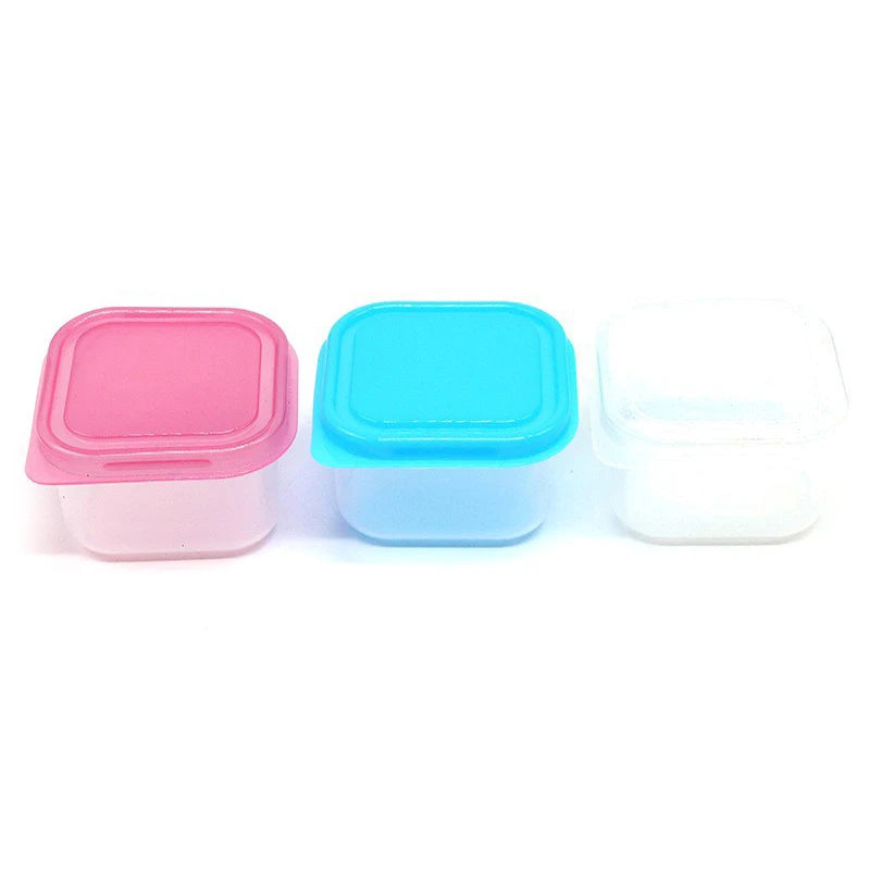 1PC Food Storage Container Small Plastic Moisture-proof Containers Mini Kitchen Storage Box With Leakproof Lid Home Supplies