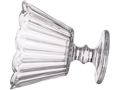 150ml 6 Pieces Haus Concept Lotus Set Glass Cups for Transparent Dessert