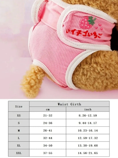 Washable Dog Diapers Pet Physiological Pant Puppy Women's Shorts Underwear Female Dog Diaper Panties Pet Cat Dog Clothes 2025