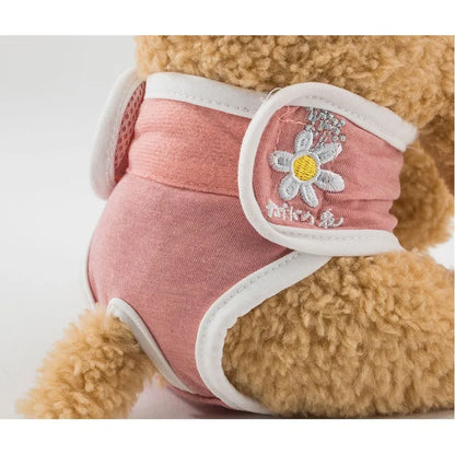 Washable Dog Diapers Pet Physiological Pant Puppy Women's Shorts Underwear Female Dog Diaper Panties Pet Cat Dog Clothes 2025