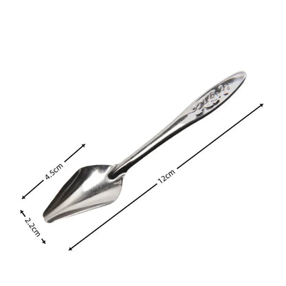 1Pcs Bird Feeders Stainless Steel Parrot Feeding Spoons Durable Baby Bird Feeding Spoons Bird Feeding Supplies Pet Care Tools