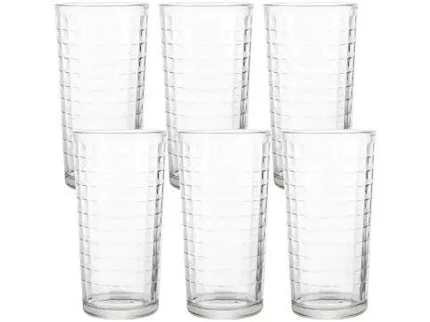 255ml 6 Pieces Haus Concept Waffle Set Glass Cups