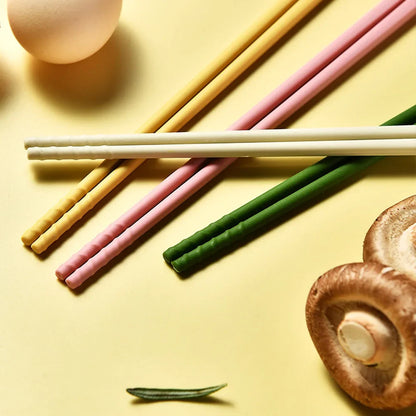 2/8Pcs Silicone Flatware Cutlery Set Sushi Sticks Coffee Tea Spoons Set Dinnerware Korean Chopsticks Dessert Spoon Tableware Set