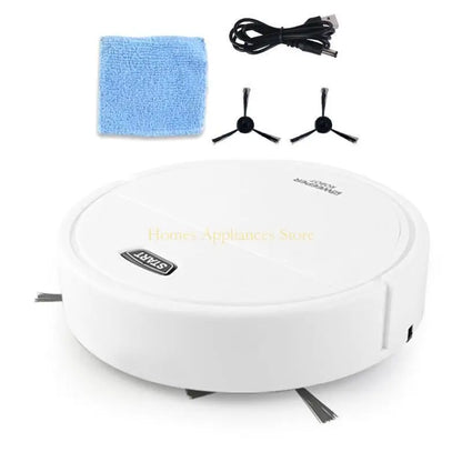 D0AB 1500mAh Robot Vacuum Cleaner with Maximum Suction Power, Silent and Anti-collision, Rechargeable Vacuum Cleaner