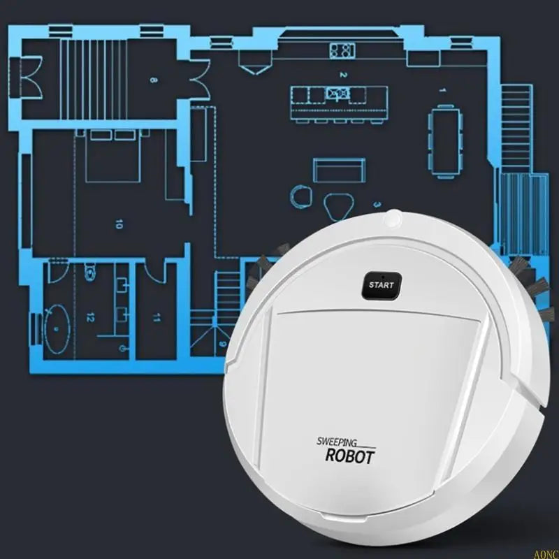 A0NC Robot Vacuum Efficient Vacuum Cleaner Convenient Home Cleaning Machine Floor Sweeping Machine ABS Material for Floor