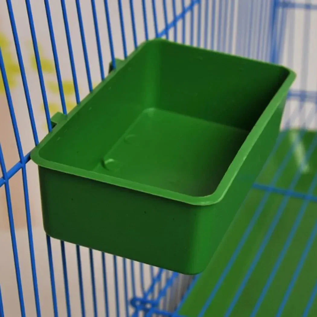 Small Animal Feeder Bowl Basic Dish For Cage Bath Food Water Bowls For Birds Hamsters Mice Rats Small Pets Parrots Parakeet NEW