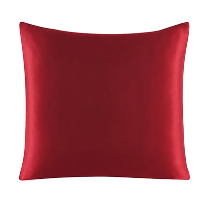 100% Pure Silk Pillowcase With Zipper Cushion Pillow Cover Solid Multicolor Many Sizes 40x40cm 80x80cm