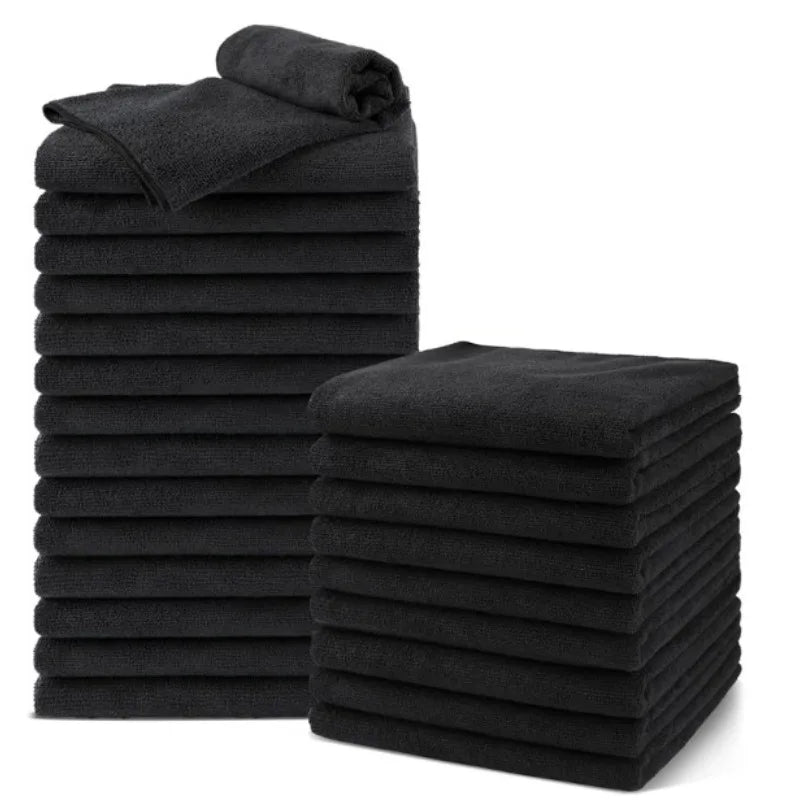 Super Absorbent Car Cleaning Towels Home Kitchen Thicken Microfiber Double Layer Clean Cloths Windows Mirrors Wiping Soft Rags