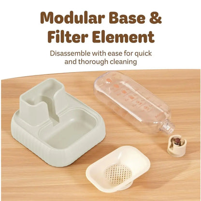 2026 1pc 500ML Automatic Cat Water Fountain Large Capacity Pet Dog Water Dispenser Circulating Filter Mute Pet Fountain Feeder