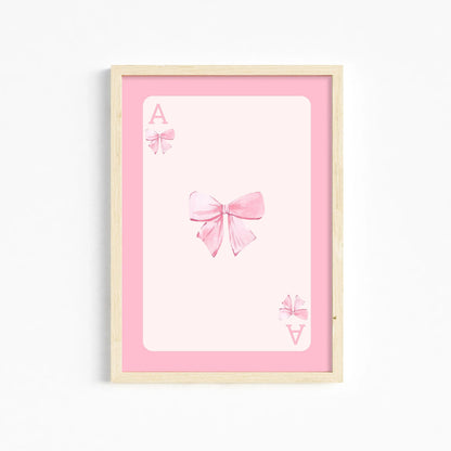 Trendy Pink Wall Art Bows Cherry Balloon Puppy Butterfly Canvas Painting Posters and Prints College Apartment Girl's Room Decor