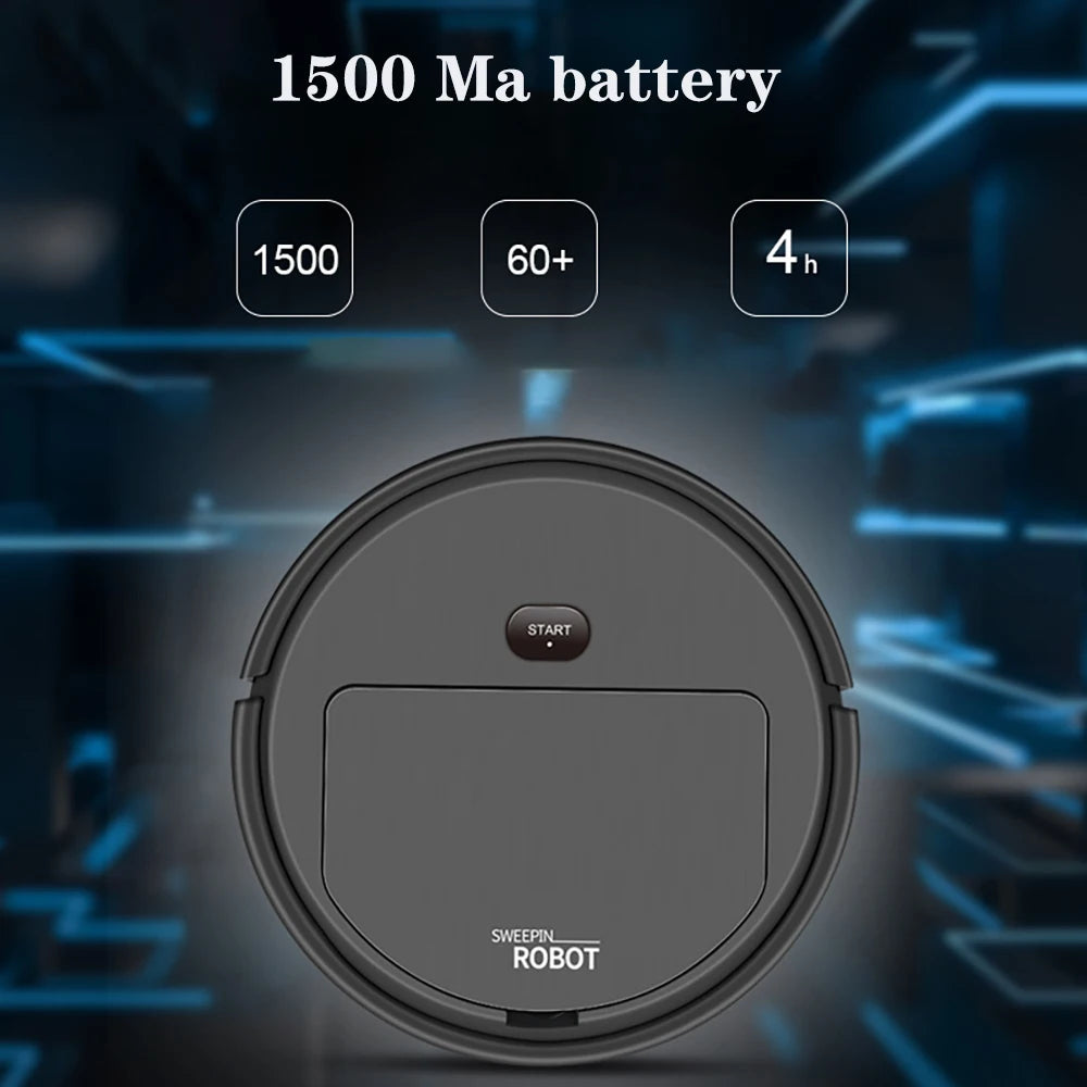 New Sweeping Robot Vacuum Cleaner Mopping 3 In 1 Smart Wireless 1500Pa Dragging Cleaning Sweep Floor For Home Office Clean