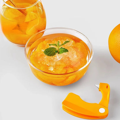 Portable Orange Peeler Stripper Orange Device Peeling Knife Juice Helper Citrus Opener Creative Kitchen Fruit Vegetable Tool
