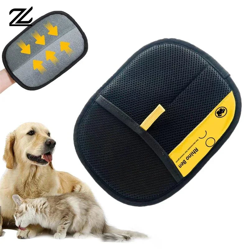 1pcs Pet Grooming Gloves Static Dedusting Brush Pet Hair Remover Brush Removing Dog Cat Hair From Sofa Carpet Clothes