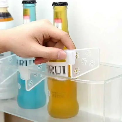 1PCS Plastic Refrigerator Dividers Organizer Adjustable Snap-on Storage Box Dresser Drawer Separator Kitchen Accessories