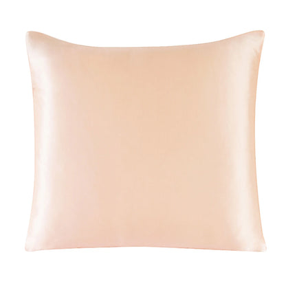 100% Pure Silk Pillowcase With Zipper Cushion Pillow Cover Solid Multicolor Many Sizes 40x40cm 80x80cm