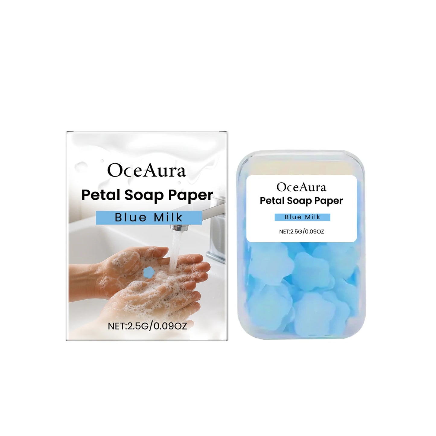 Travel Hand Soaps Portable Disposable Flower Petals Hand Soap Tablet Gentle Cleansing Dissolvable Paper Soap for Kids Adults