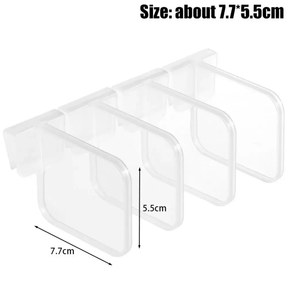 1Pcs/1Set Fridge Side Door Refrigerator Partition Board Bottle Can Organizer Separating Storage Shelf Kitchen Accessories