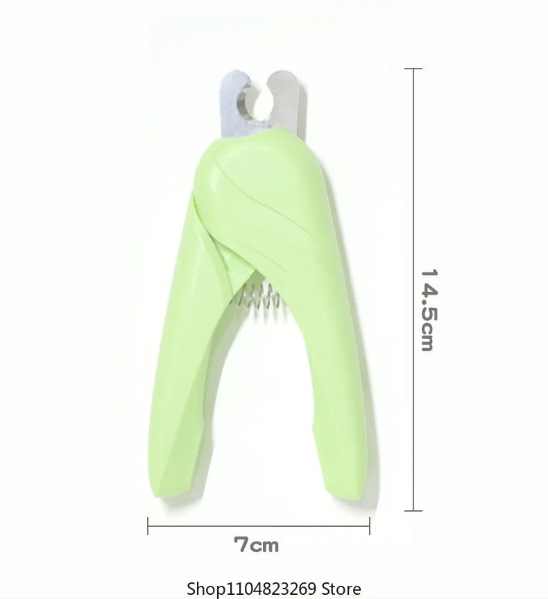 2025 New Pet Nail Clippers with Gravity LED Illumination, Blood Cutting Thread, Cat Nail Clippers, Dog Cat Pliers, Scissors