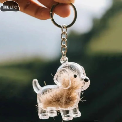 1pcs Dog Hair Collection Pendant Hair Storage Box Bag Charm Pet Pendant Transparent Hair Storage Capsule Dog Souvenirs Gift