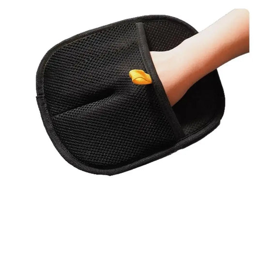 Pet Hair Removal Gloves Pet Grooming Gloves Static Dusting Brush Remove Double Sided Two-Way Brush Sticky Hair Artifacts